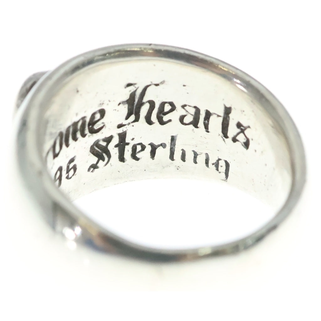 CHROME HEARTS(クロムハーツ) HEART IN BAND ハートインバンドリング シルバー