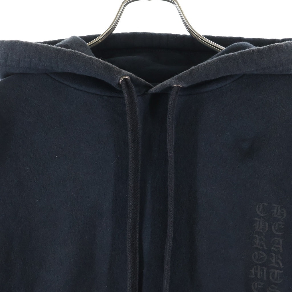 CHROME HEARTS(クロムハーツ) Miami Vertical Logo Pullover Hoodie マイアミ限定 ヴァーティカルロゴ プルオーバー フーディー ブラック