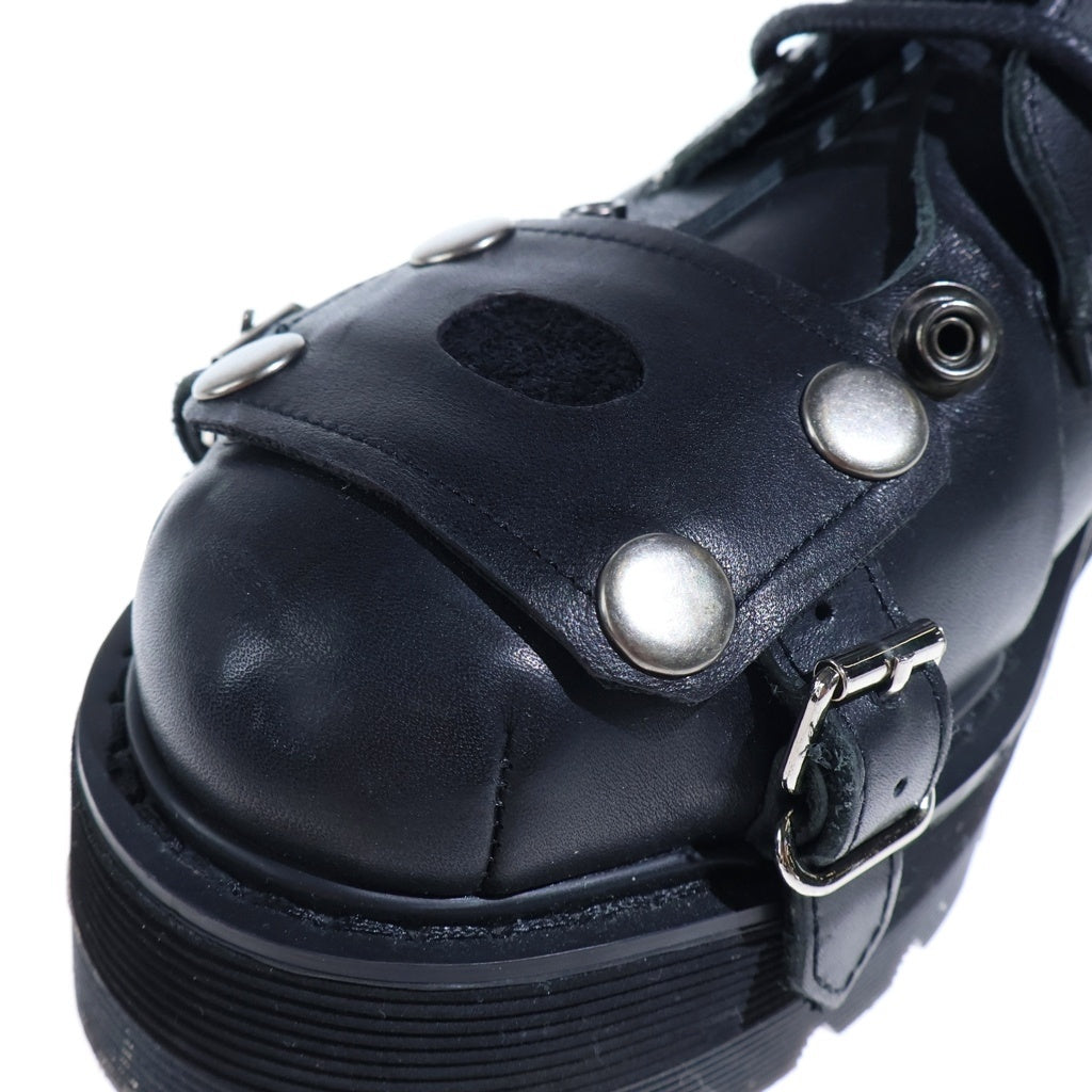 VETEMENTS(ヴェトモン) Bondage Buckled Leather Boots ボンテージバックルブーツ ブラック