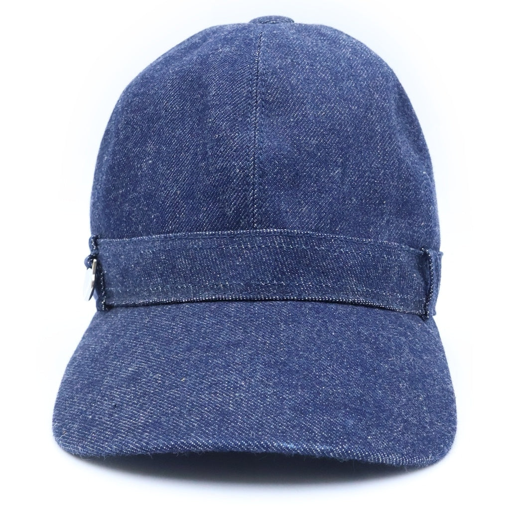 HERMES(エルメス) JOANNE DENIM ジョアン デニムキャップ 帽子 インディゴ H242024N レディース