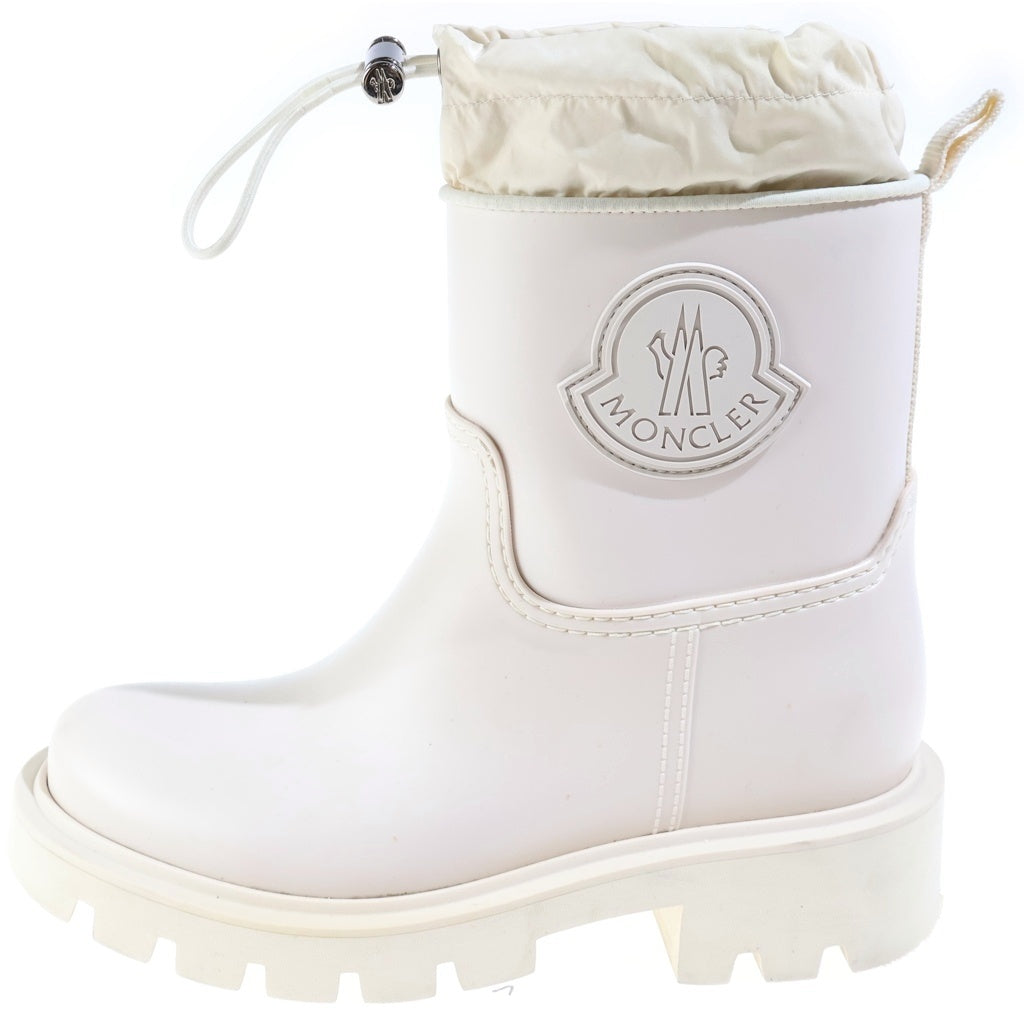 MONCLER(モンクレール) drawstring boots ドローストーリング ラグソールブーツ ホワイト ー レディース