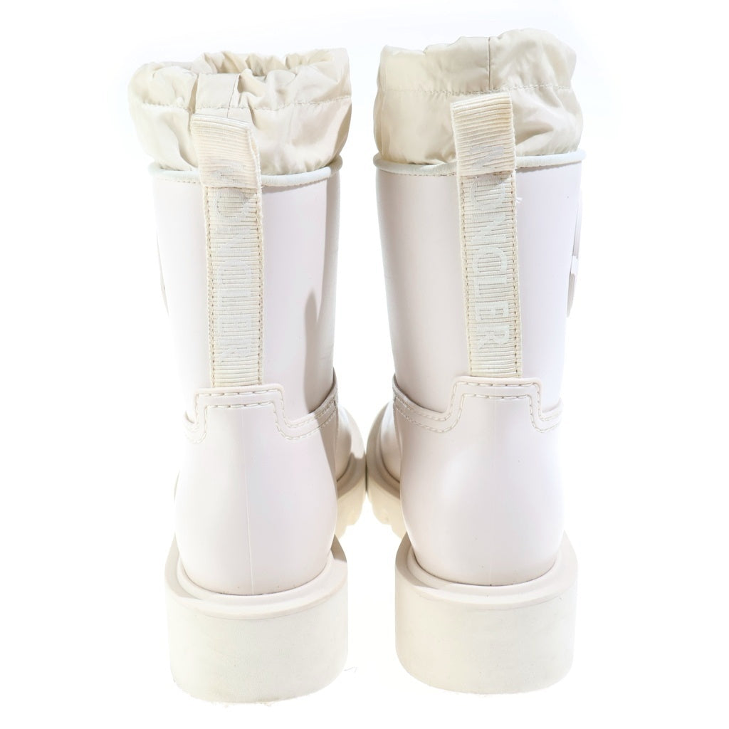 MONCLER(モンクレール) drawstring boots ドローストーリング ラグソールブーツ ホワイト ー レディース