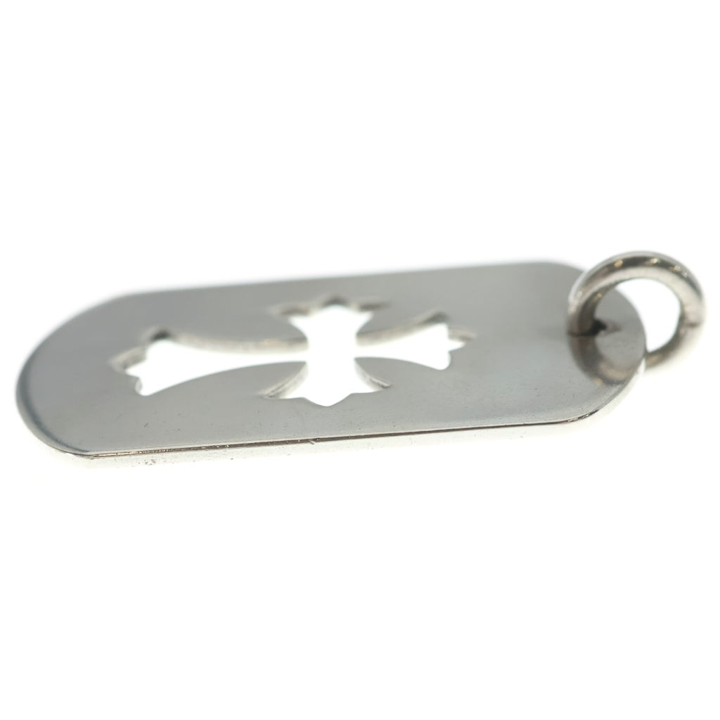 CHROME HEARTS(クロムハーツ) カットアウト ラージD TAG LRG CO CRS カットアウトクロスドッグタグ ラージ ペンダントトップ シルバー BCA239