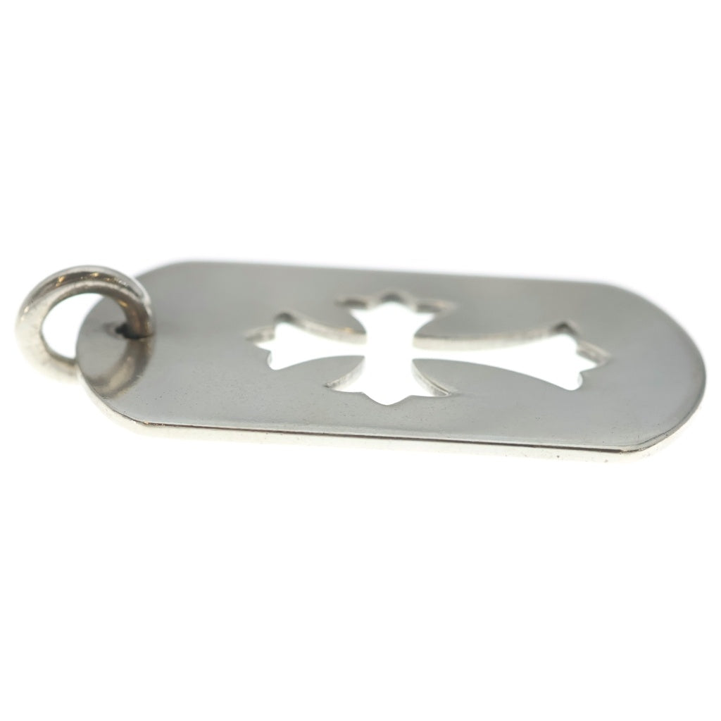 CHROME HEARTS(クロムハーツ) カットアウト ラージD TAG LRG CO CRS カットアウトクロスドッグタグ ラージ ペンダントトップ シルバー BCA239