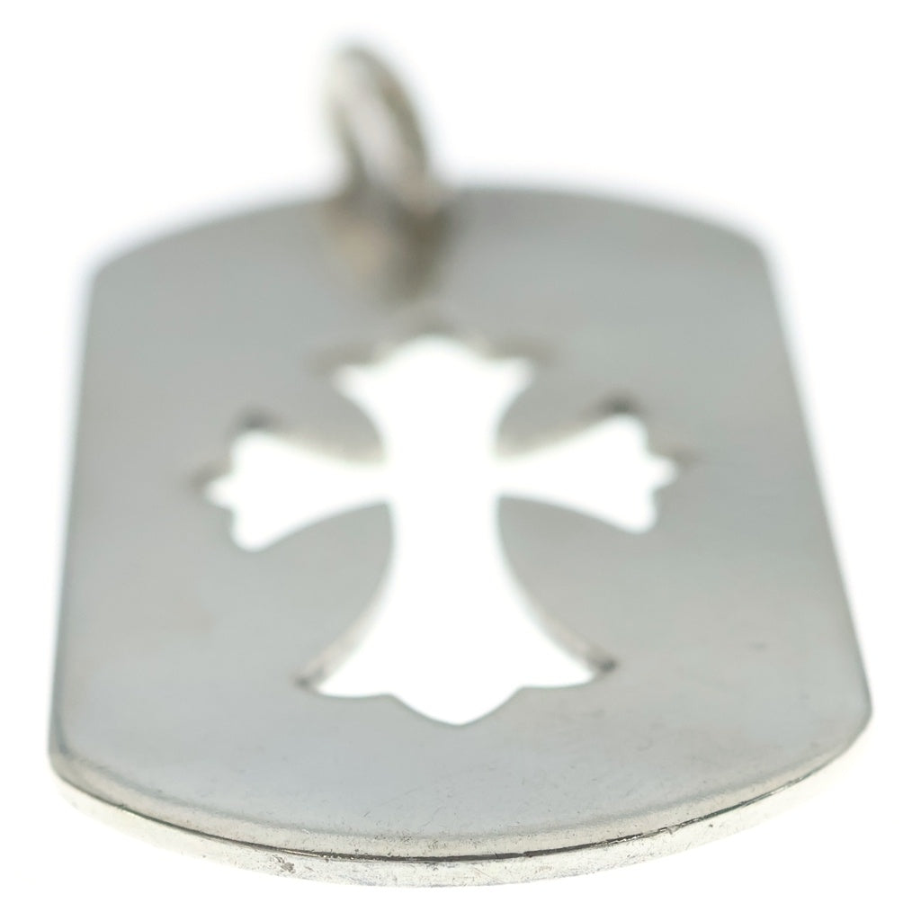 CHROME HEARTS(クロムハーツ) カットアウト ラージD TAG LRG CO CRS カットアウトクロスドッグタグ ラージ ペンダントトップ シルバー BCA239
