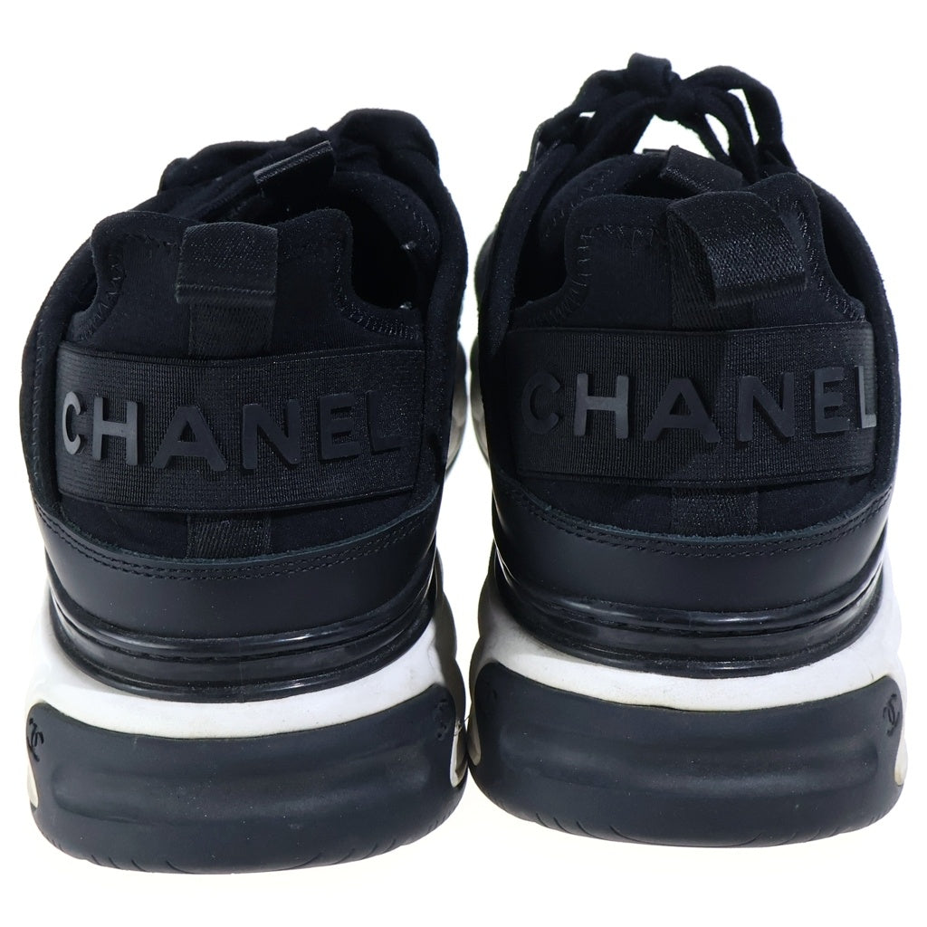 CHANEL(シャネル) ココマークスタッズ レザーローカットスニーカー ホワイト レディース G35618