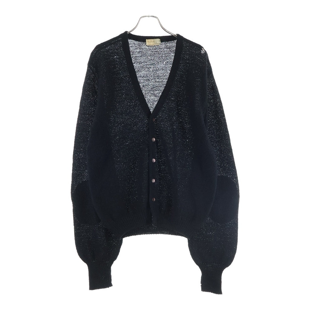 VINTAGE(ヴィンテージ) DRUMMOND 60's エルボーパッチ モヘアカーディガン ブラック