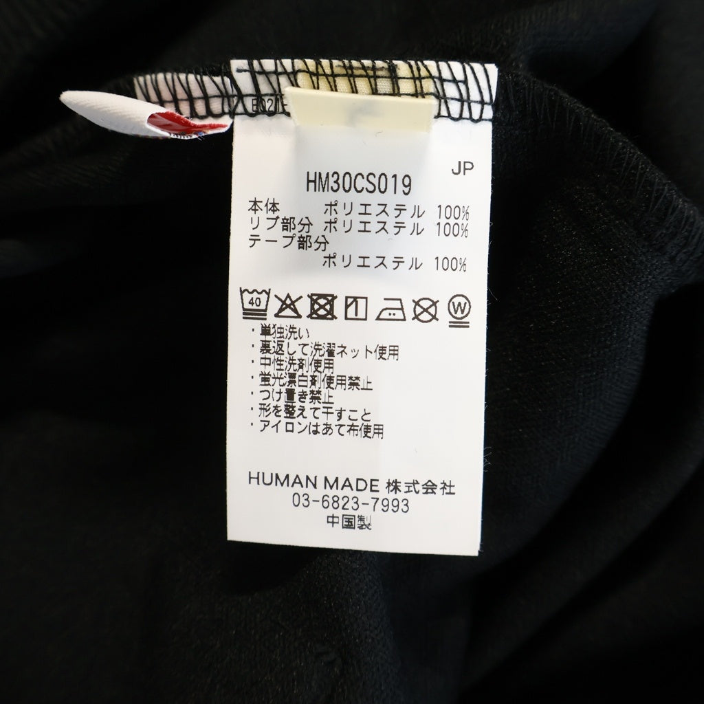 HUMAN MADE(ヒューマンメイド) 25AW ZIP-UP HOODIE ジップアップフーディ ジップパーカー HM30CS019 ブラック