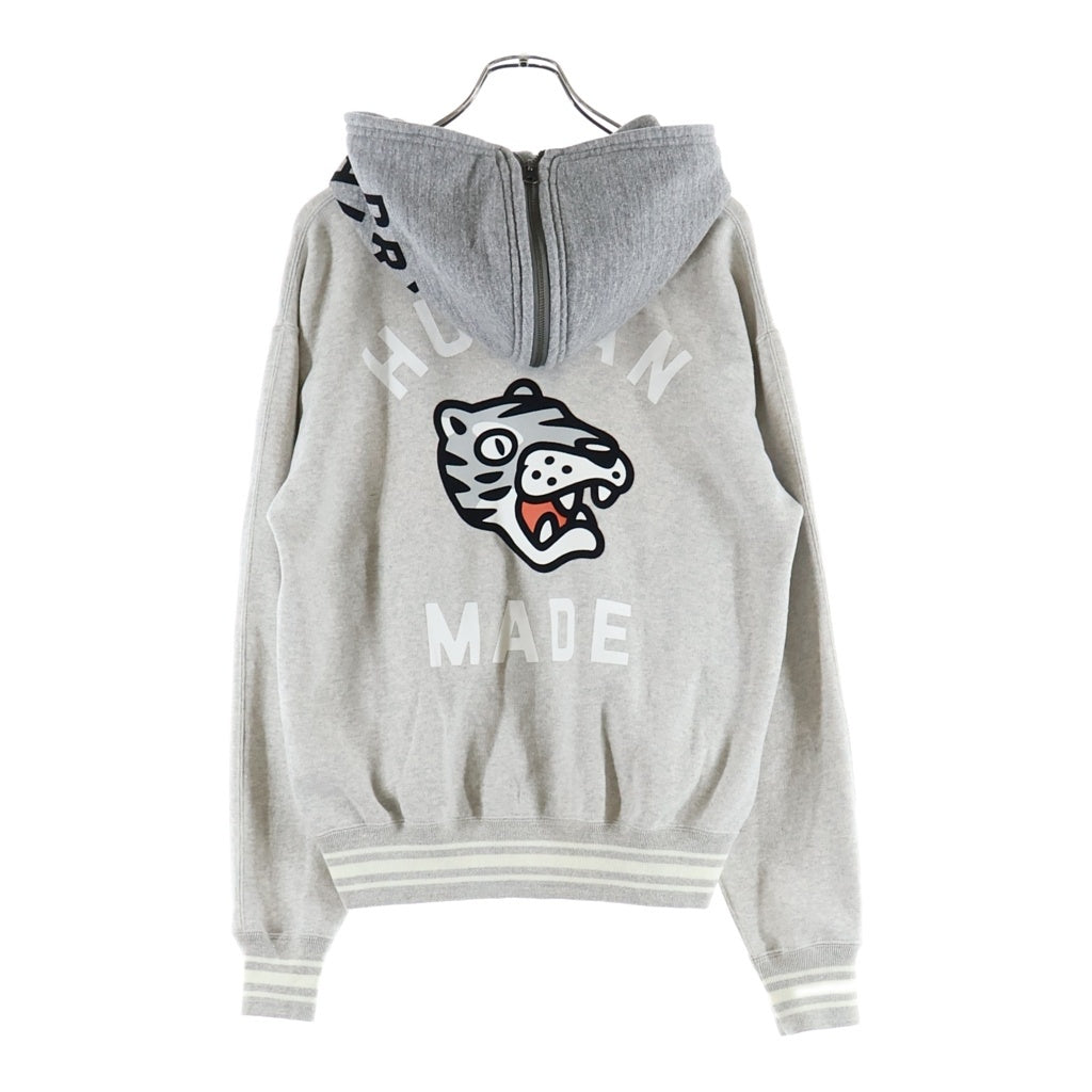HUMAN MADE(ヒューマンメイド) ZIP-UP HOODIE ジップアップフーディ ジップパーカー HM31CS018 グレー