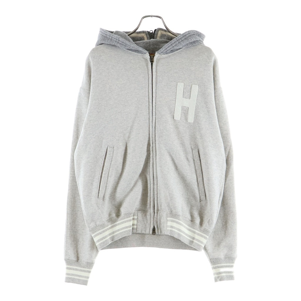 HUMAN MADE(ヒューマンメイド) ZIP-UP HOODIE ジップアップフーディ ジップパーカー HM31CS018 グレー