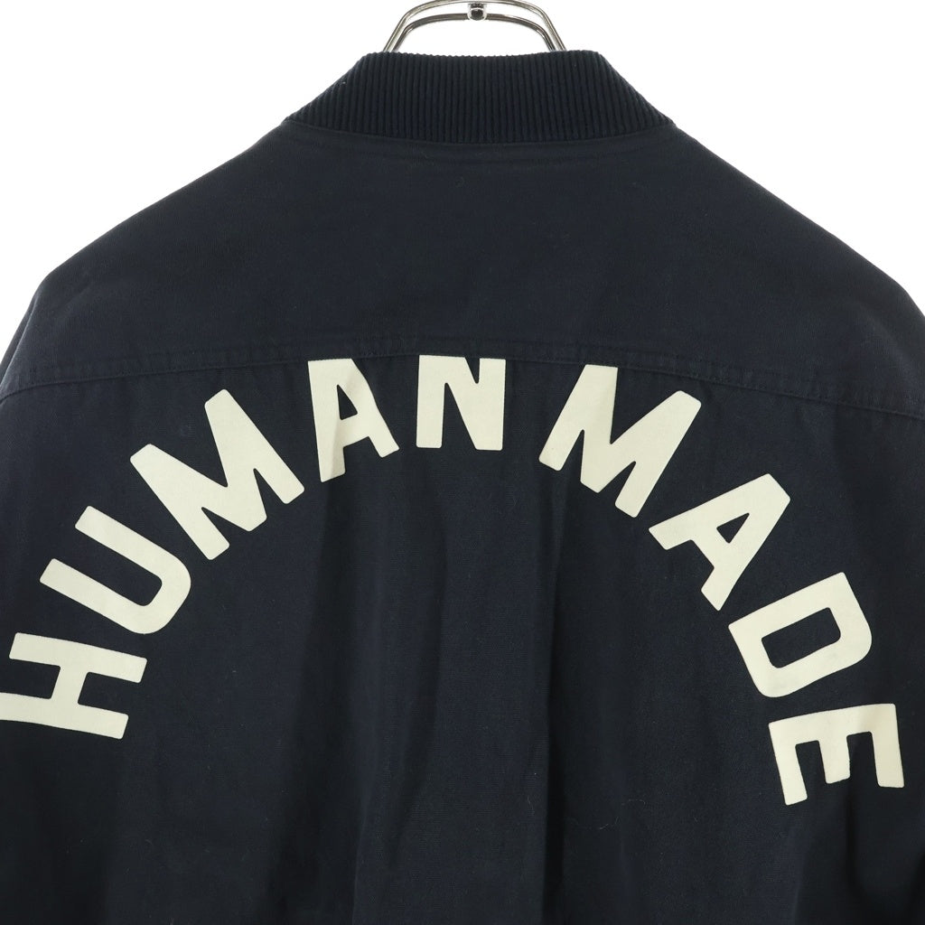 HUMAN MADE(ヒューマンメイド) 26SS BOMBER JACKET ボンバージャケット ジップアップブルゾン HM31JK020 ブラック