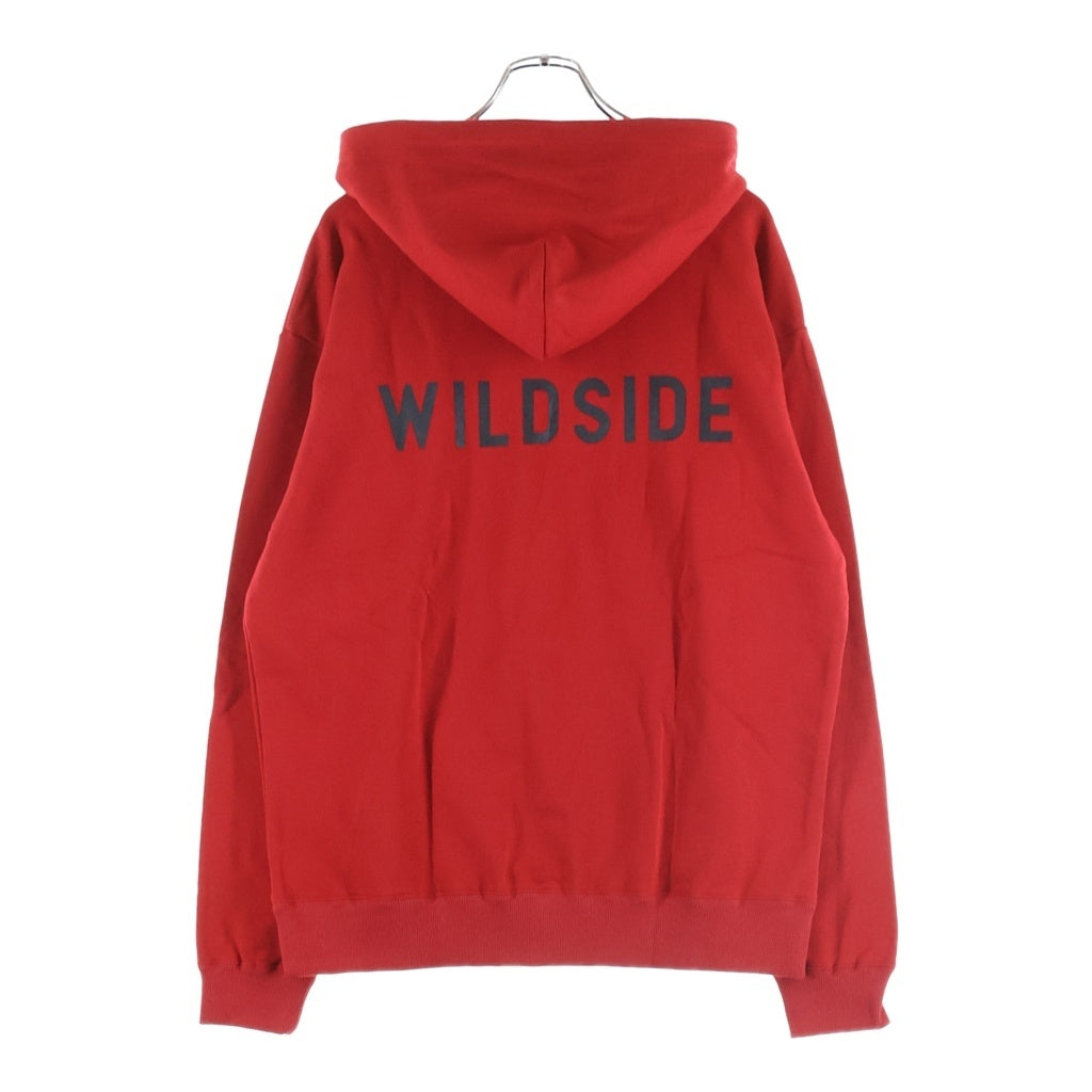 WIND AND SEA(ウィンダンシー) ×WILDSIDE YOHJI YAMAMOTO プルーオーバーパーカー WS-22WSHD-01 レッド