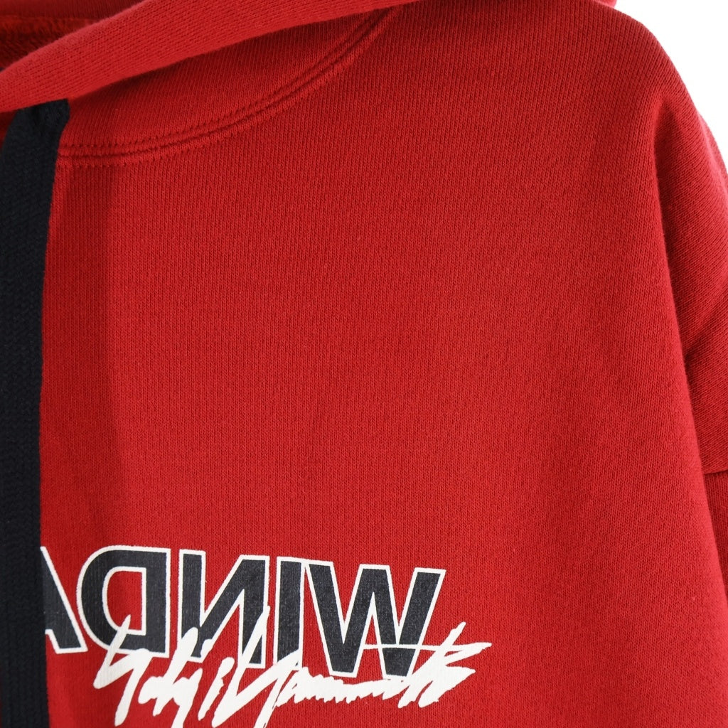 WIND AND SEA(ウィンダンシー) ×WILDSIDE YOHJI YAMAMOTO プルーオーバーパーカー WS-22WSHD-01 レッド