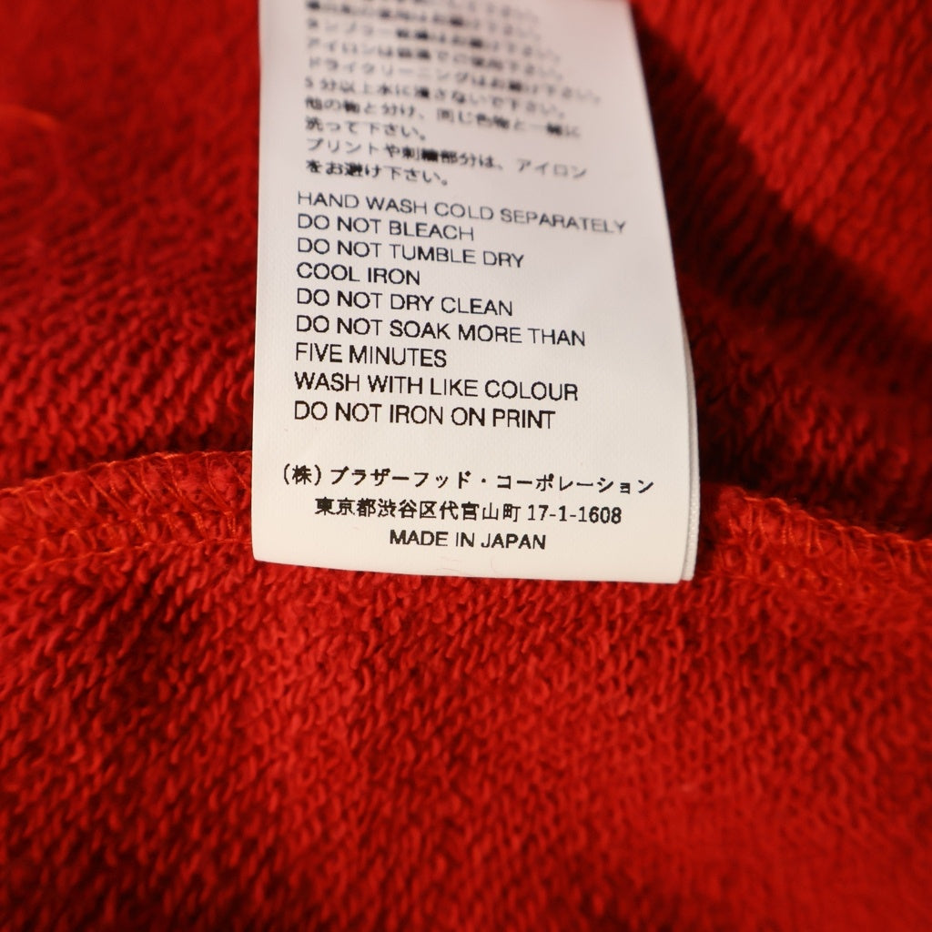WIND AND SEA(ウィンダンシー) ×WILDSIDE YOHJI YAMAMOTO プルーオーバーパーカー WS-22WSHD-01 レッド