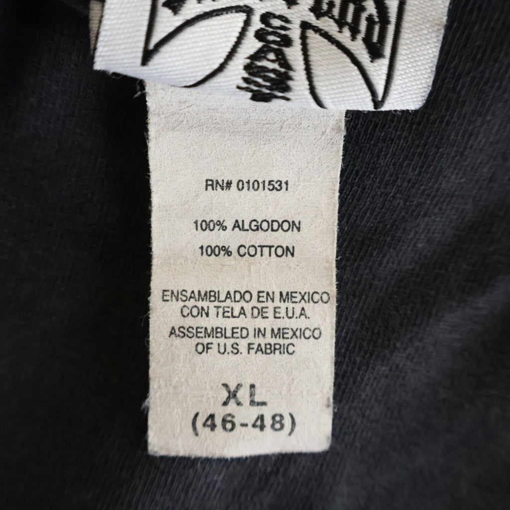 VINTAGE(ヴィンテージ) 90-00s West Coast Choppers JESSE WHO? L/S Tee ウエストコーストチョッパーズ アイアンクロス 長袖Tシャツ カットソー ブラック