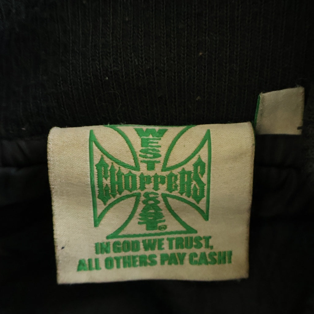 VINTAGE(ヴィンテージ) 90-00s West Coast Choppers Cross Wool ウエストコーストチョッパーズ クロス ウール スタジャン ブラック