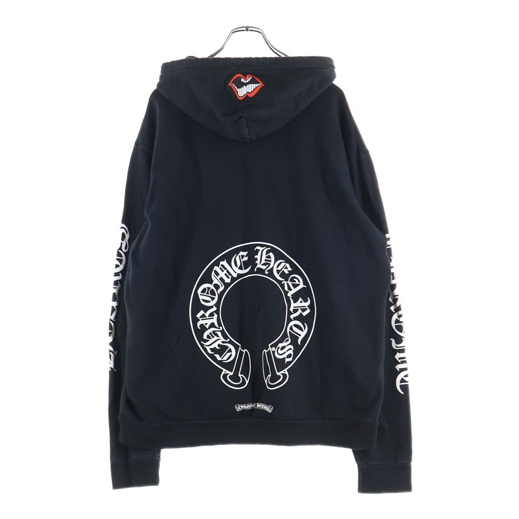 CHROME HEARTS(クロムハーツ) ×MATTY BOY CHOMPER SWTSHRT HD PLVR マッティボーイ チョンパー ホースシューフーディ プルオーバースウェットパーカー ブラック