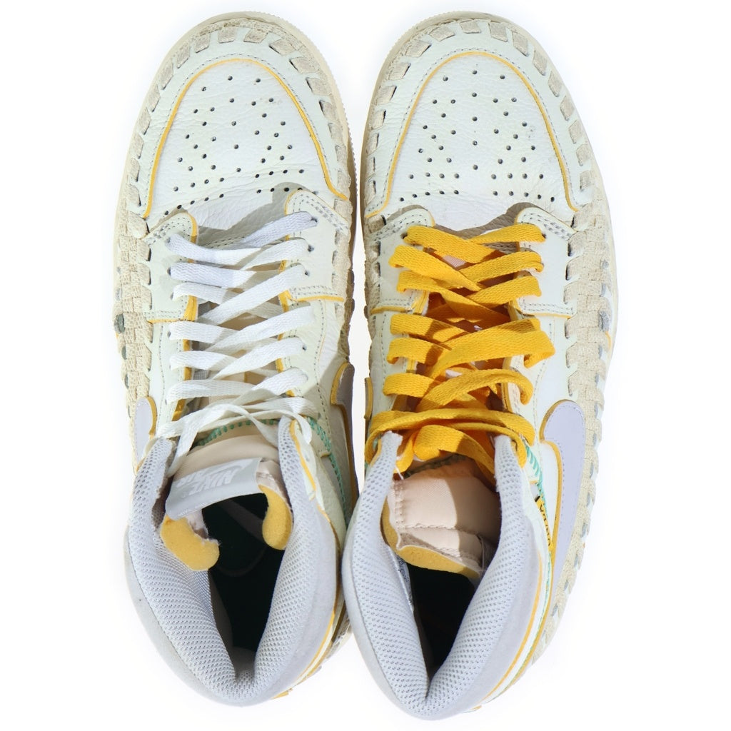 NIKE(ナイキ) ×UNION ×BEPHIES BEAUTY SUPPLY AIR JORDAN 1 HIGH OG SUMMER 96 ユニオン ベフィーズビューティー エアジョーダン1 ハイカットスニーカー US8/26.0cm ホワイト FD2565-100