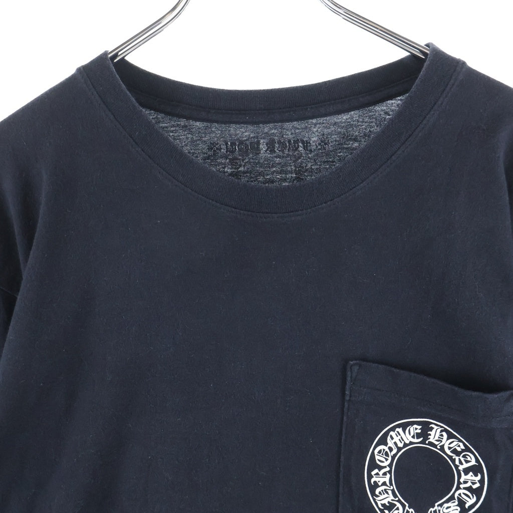 CHROME HEARTS(クロムハーツ) DBL FLRL FUCK YOU L/S TEE ダブルフローラル ファックユープリント長袖Tシャツ ブラック