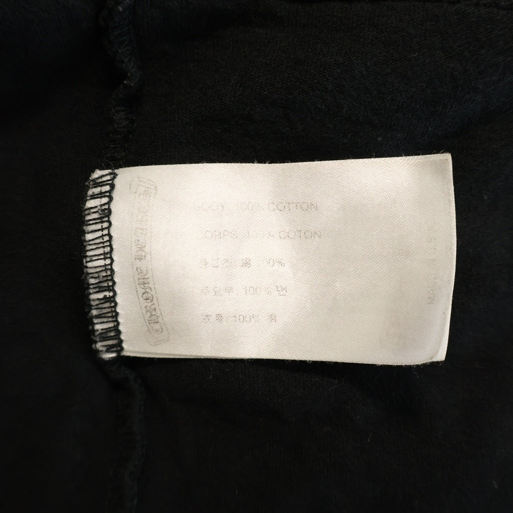 CHROME HEARTS(クロムハーツ) LAS VEGAS DBL FLRL HORSESHOE L/S TEE ラスベガス限定 ダブルフローラル ホースシュープリント長袖Tシャツ ブラック