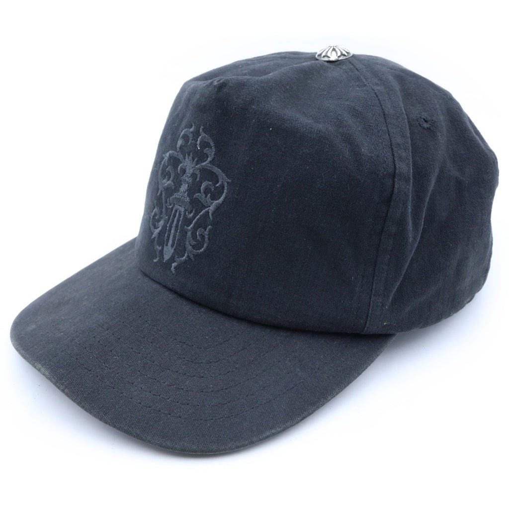CHROME HEARTS(クロムハーツ) OLD VINE DAGGER CAP オールド ダガー クロスボール キャップ 帽子 ブラック
