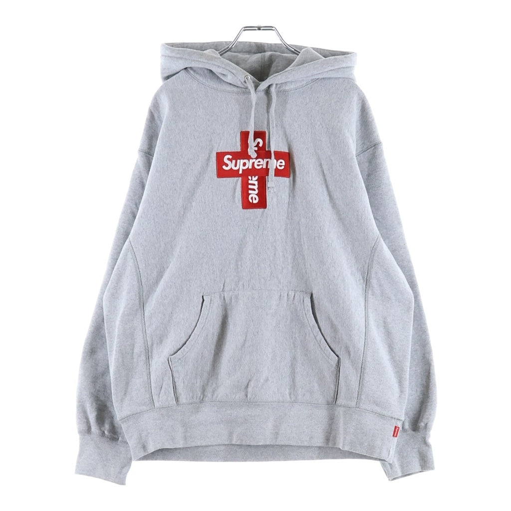美品 Supreme 20AW Cross BoxLogo フーデッドスウェット SUPREME(シュプリーム) 20AW Cross Box Logo Hooded Sweatshirt クロス