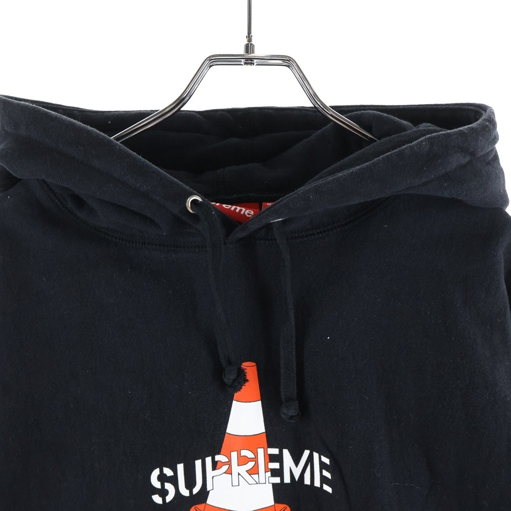 SUPREME(シュプリーム) 19AW Cone Hooded Sweatshirt コーンフーデッドスウェットシャツ プルオーバーパーカー ブラック