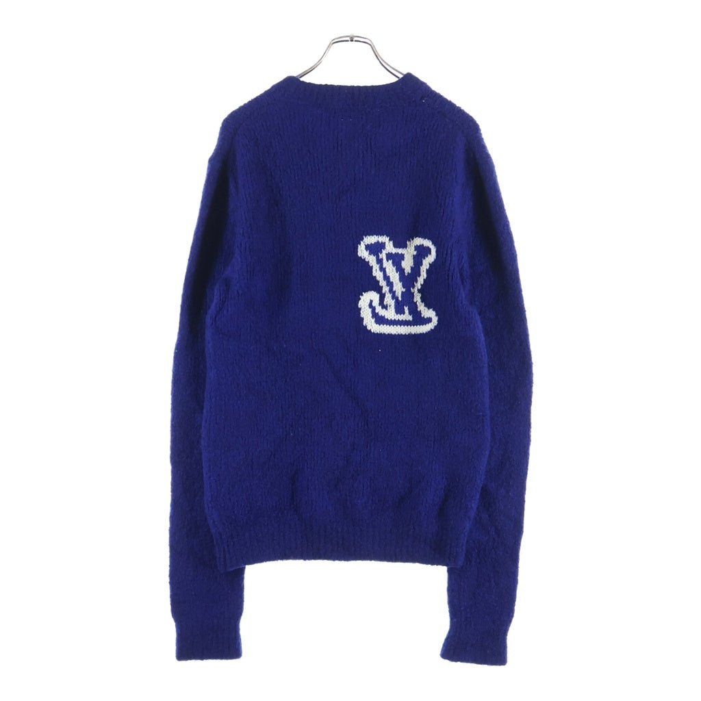 LOUIS VUITTON(ルイヴィトン) LVインタルシア クルーネックニット ブルー RM202M VSS HJN18W