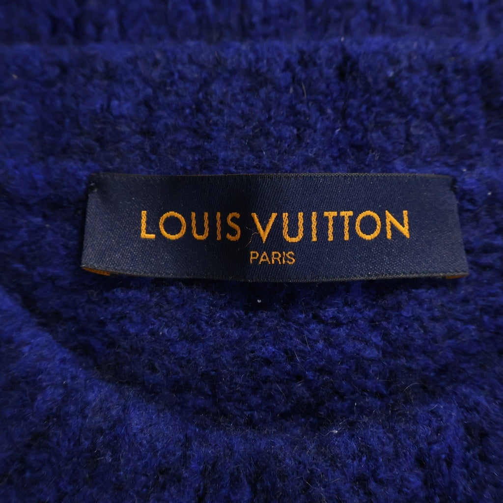 LOUIS VUITTON(ルイヴィトン) LVインタルシア クルーネックニット ブルー RM202M VSS HJN18W
