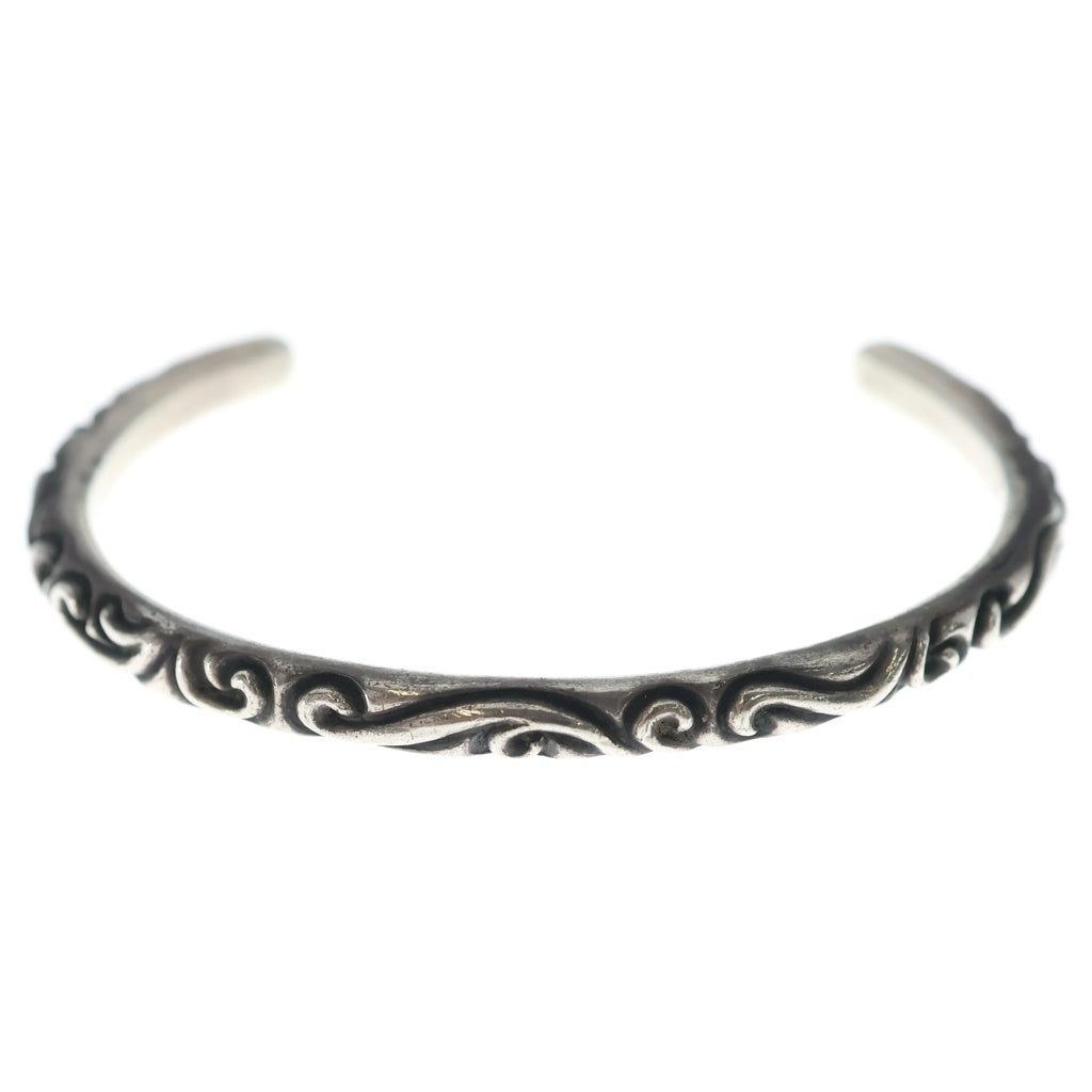 CHROME HEARTS(クロムハーツ) BANGLE SCROLL スクロールバンドバングル ブレスレット シルバー BCA127