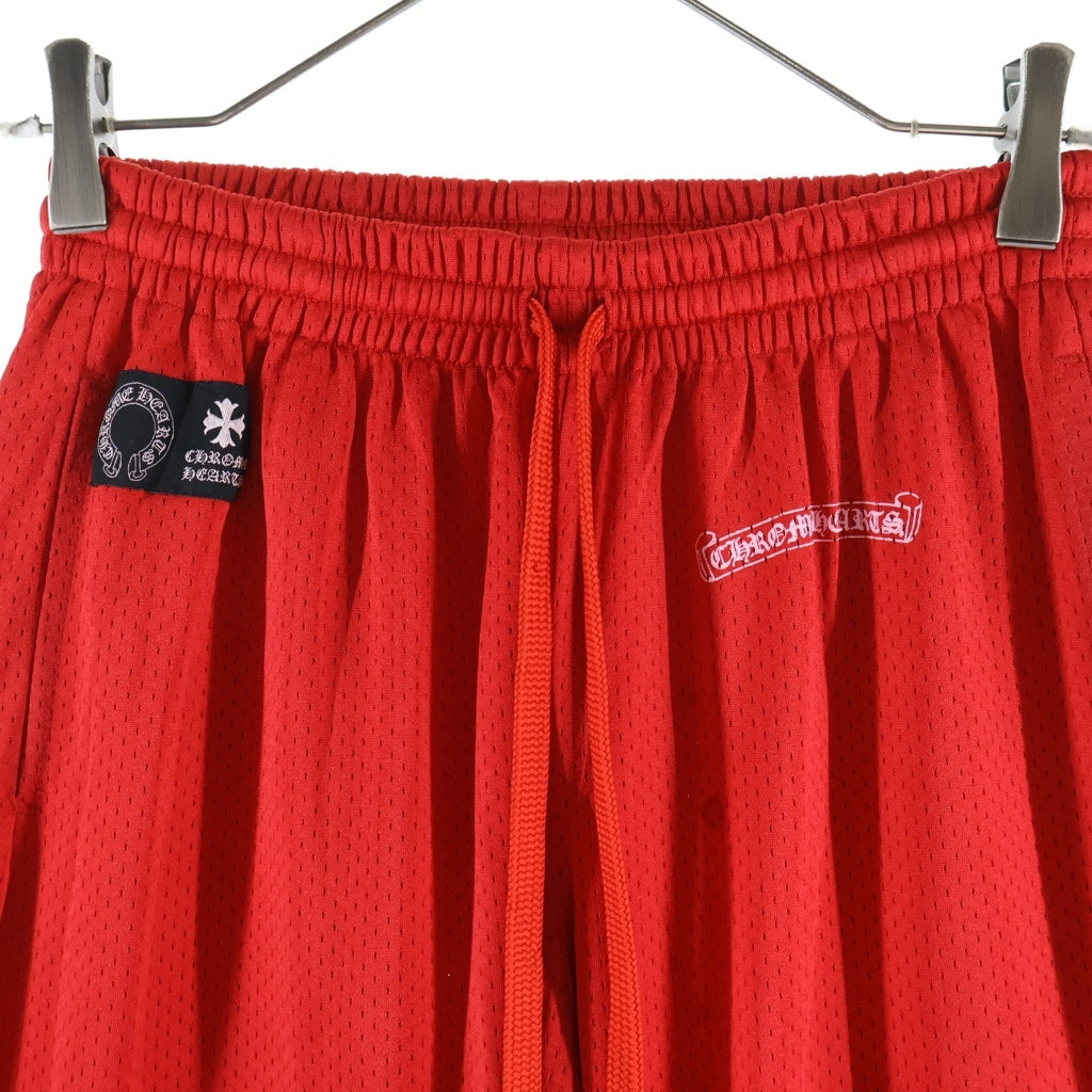 CHROME HEARTS(クロムハーツ) MATTY BOY FORM Mesh Varsity Long Pants Size S クロムハーツ × マッティボーイ フォームメッシュバーシティ ロングパンツ ナイロンパンツ レッド