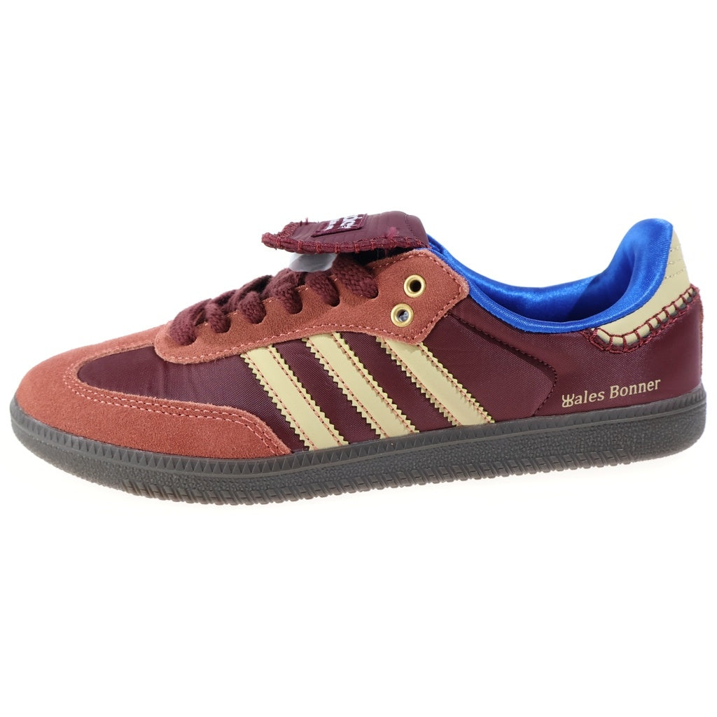 adidas(アディダス) ×Wales Bonner Samba Nylon Low ウェールズボナー サンバ ナイロン ローカットスニーカー バーガンディ US8/26.0cm IE0579