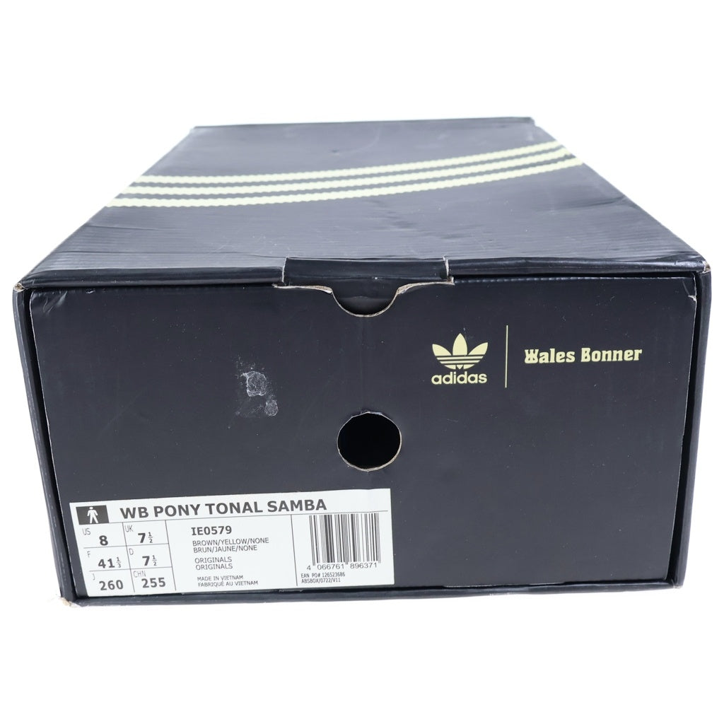 adidas(アディダス) ×Wales Bonner Samba Nylon Low ウェールズボナー サンバ ナイロン ローカットスニーカー バーガンディ US8/26.0cm IE0579