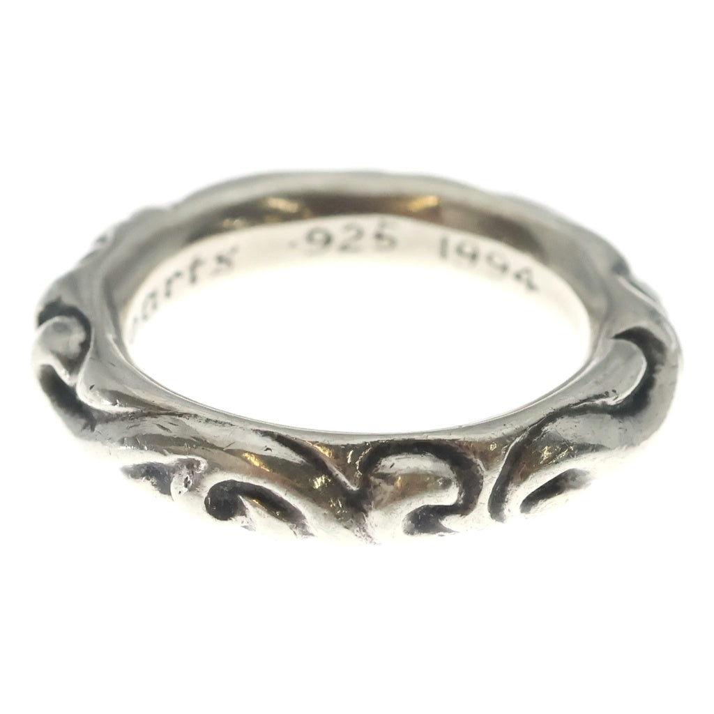 CHROME HEARTS(クロムハーツ) SCRL BAND スクロールバンド リング シルバー BCA351
