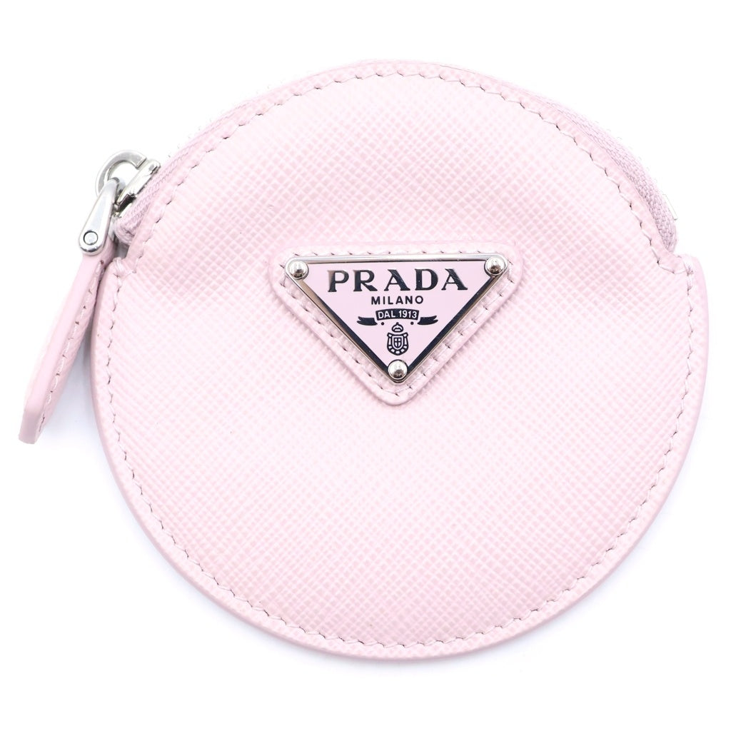 PRADA(プラダ) レザー コインケース ピンク 1MM006 レディース