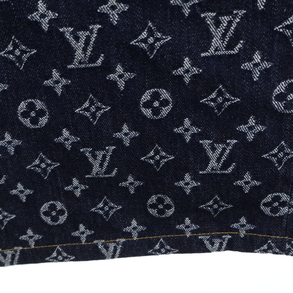 LOUIS VUITTON(ルイヴィトン) 24AW Monogram Jacquard Denim Pants モノグラムジャガードデニムパンツ インディゴ RM242M UZD HRD79W