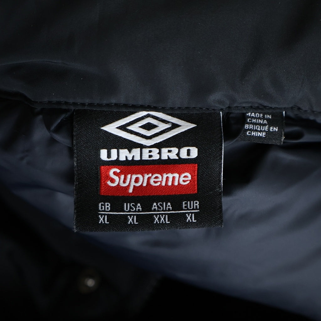 SUPREME(シュプリーム) 25AW x Umbro Down Puffer Jacket アンブロ ダウン パファー ダウンジャケット ブラック