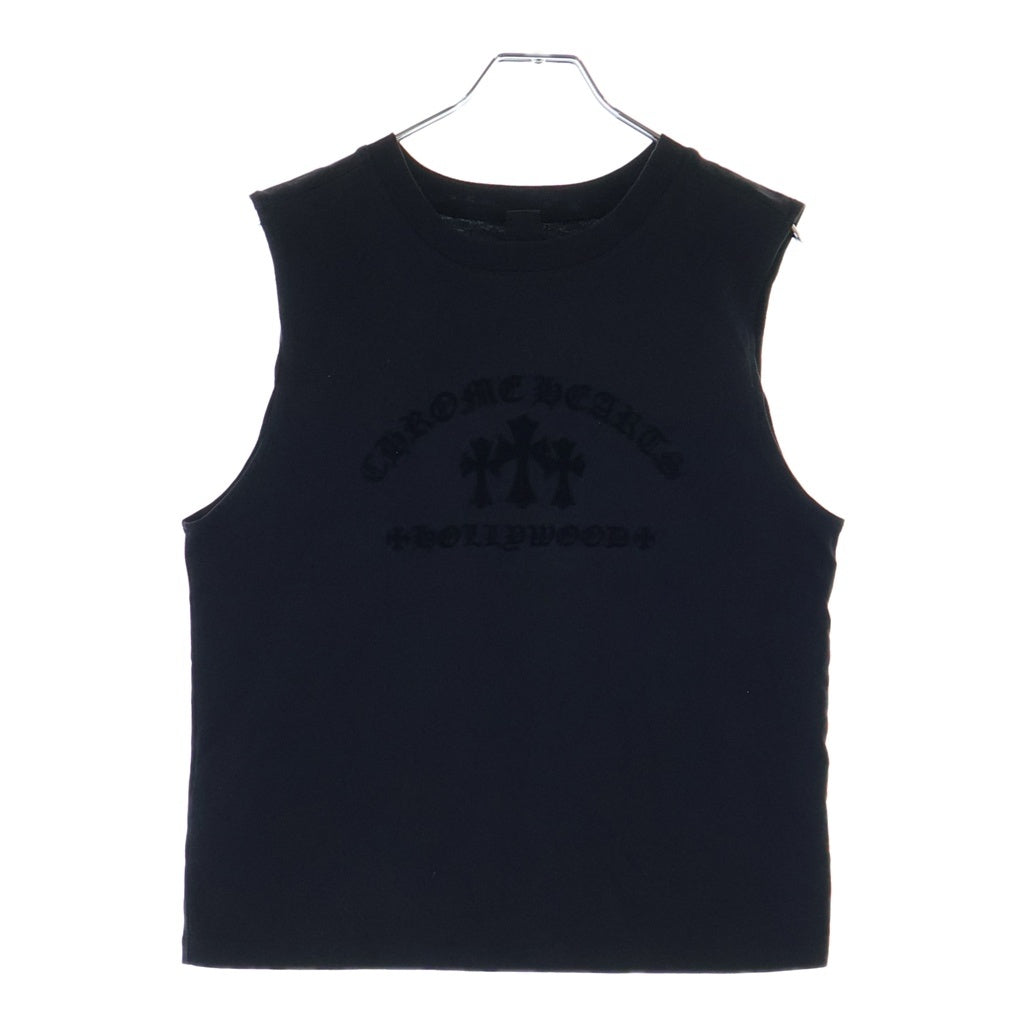 CHROME HEARTS(クロムハーツ) Y NOT King Taco ワイノット キングタコ 3セメタリークロス ノースリーブ ブラック レディース