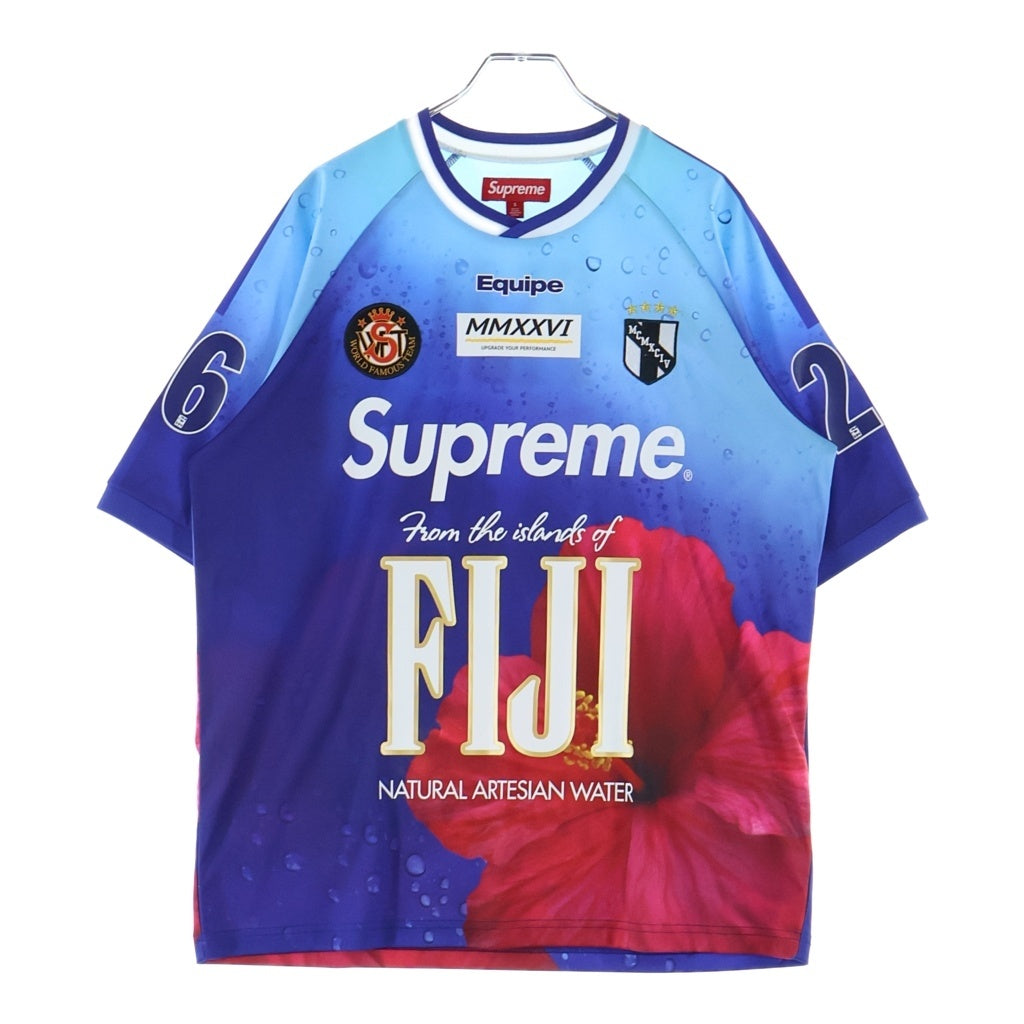 SUPREME(シュプリーム) 26SS x FIJI Soccer Jersey フィジー サッカージャージ ゲームシャツ ブルー