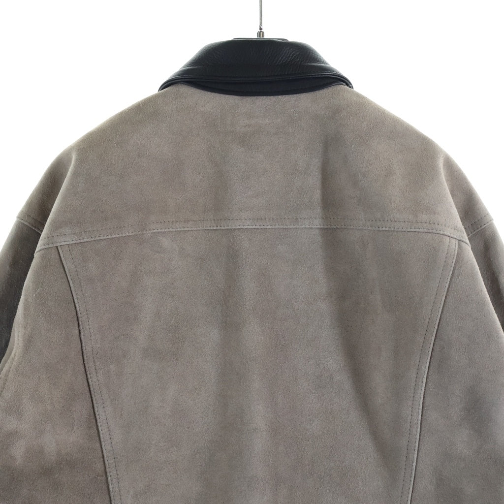 WACKO MARIA(ワコマリア) SUEDE LEATHER TRUCKER JACKET スエード レザートラッカージャケット ベージュ