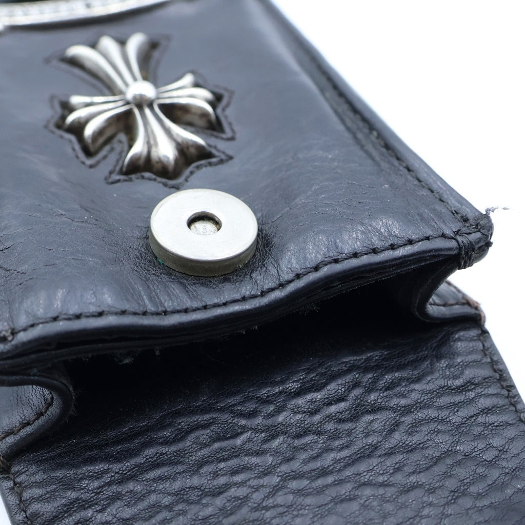 CHROME HEARTS(クロムハーツ) CH CROSS CIGARETTE CASE CHクロス シガレットケース 煙草入れ ブラック/シルバー
