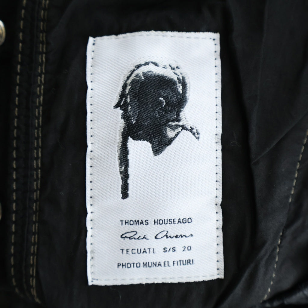 Rick Owens(リックオウエンス) 20SS Tomas Boxers Cargo Shorts トーマスボクサーズ カーゴショーツ ブラック RR20S7301-SBWEW3