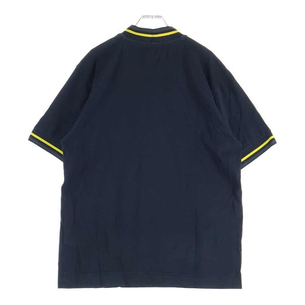 FENDI(フェンディ) 21SS ネックロゴ クルーネック半袖Tシャツ ブラック FY1040 AHC0
