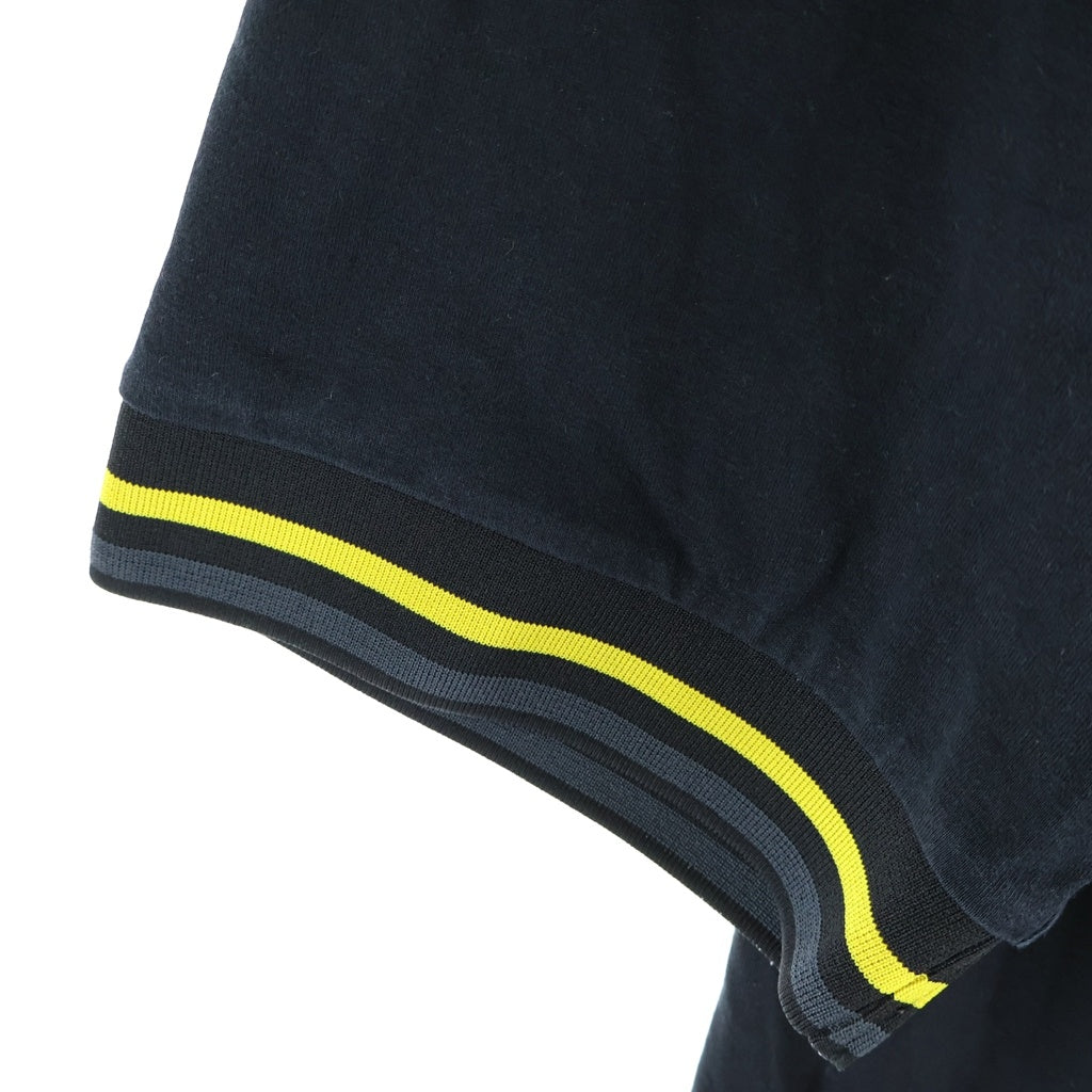 FENDI(フェンディ) 21SS ネックロゴ クルーネック半袖Tシャツ ブラック FY1040 AHC0