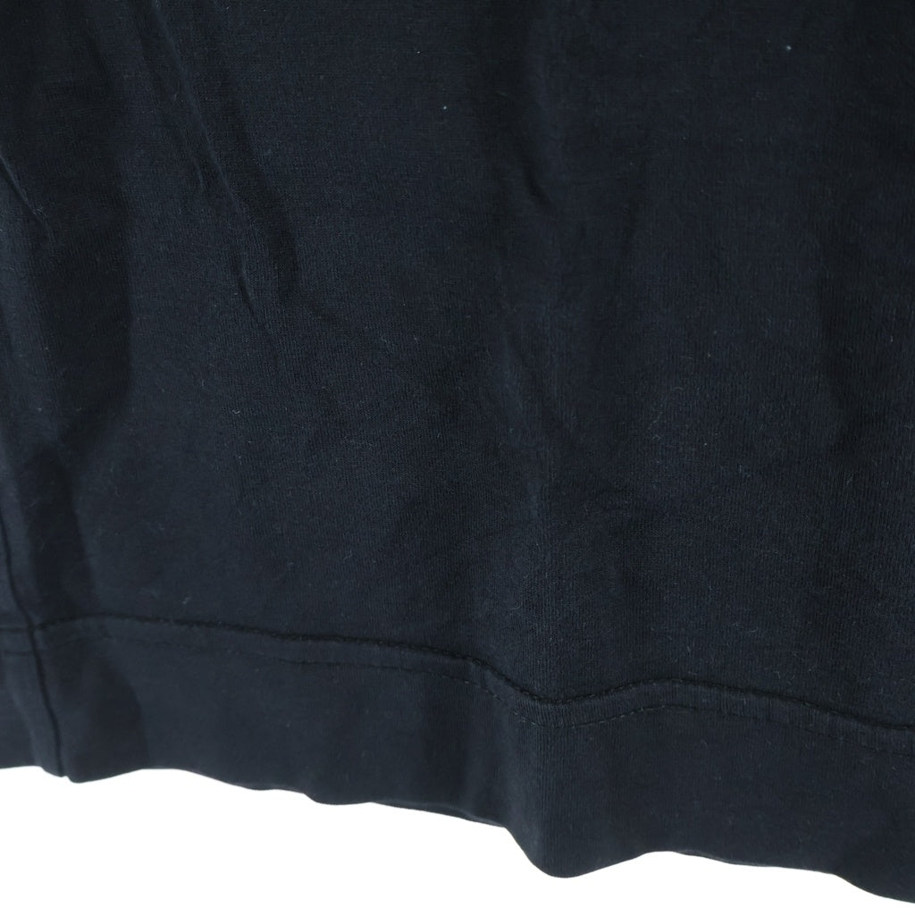 FENDI(フェンディ) 21SS ネックロゴ クルーネック半袖Tシャツ ブラック FY1040 AHC0