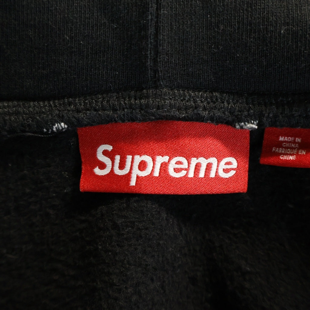 SUPREME(シュプリーム) 24AW State Zip Up Hooded Sweatshirt スケートジップアップフーデッドスウェットシャツ ブラック
