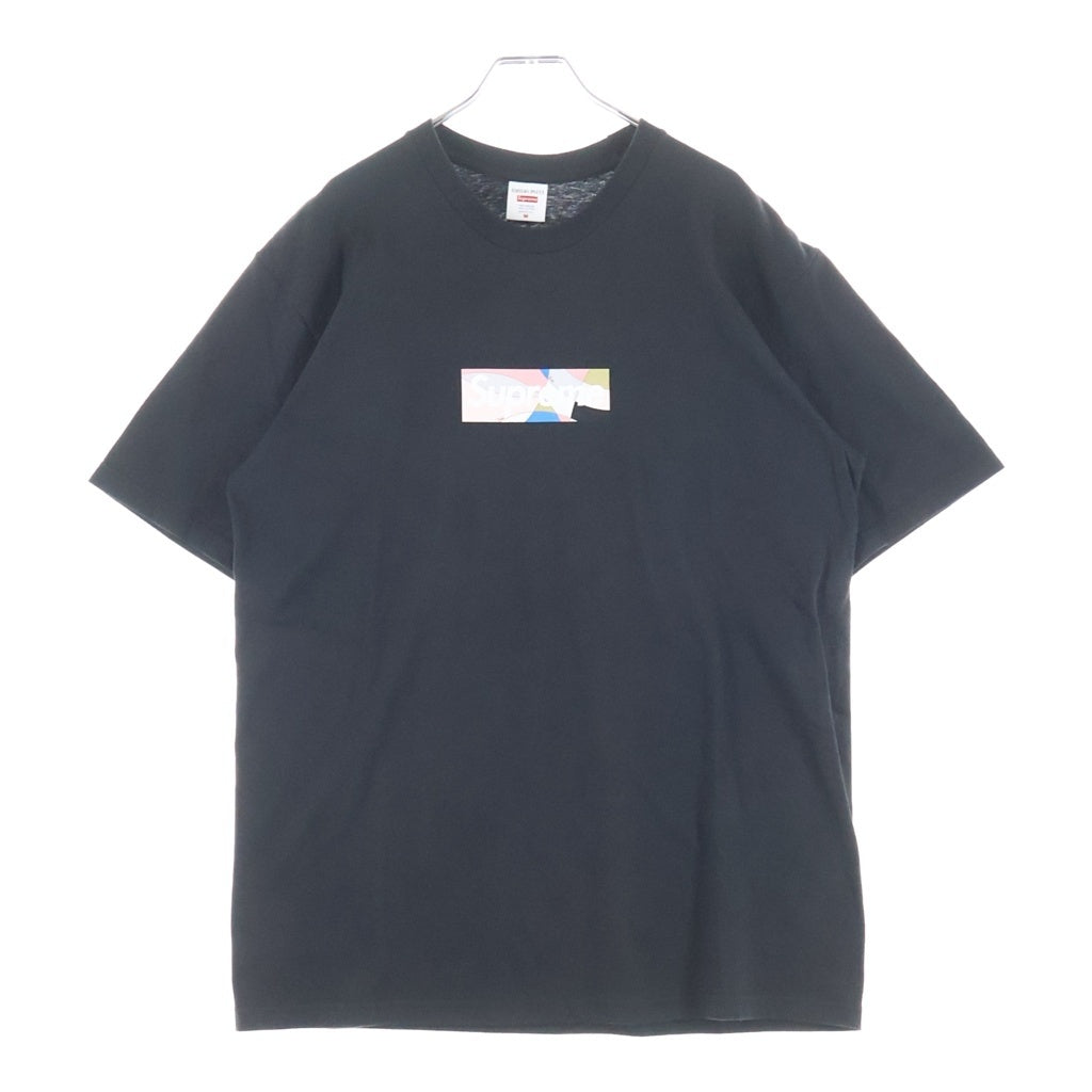 SUPREME(シュプリーム) 21SS Emilio Pucci Box Logo Tee エミリオ プッチ ボックスロゴ 半袖Tシャツカットソー ブラック