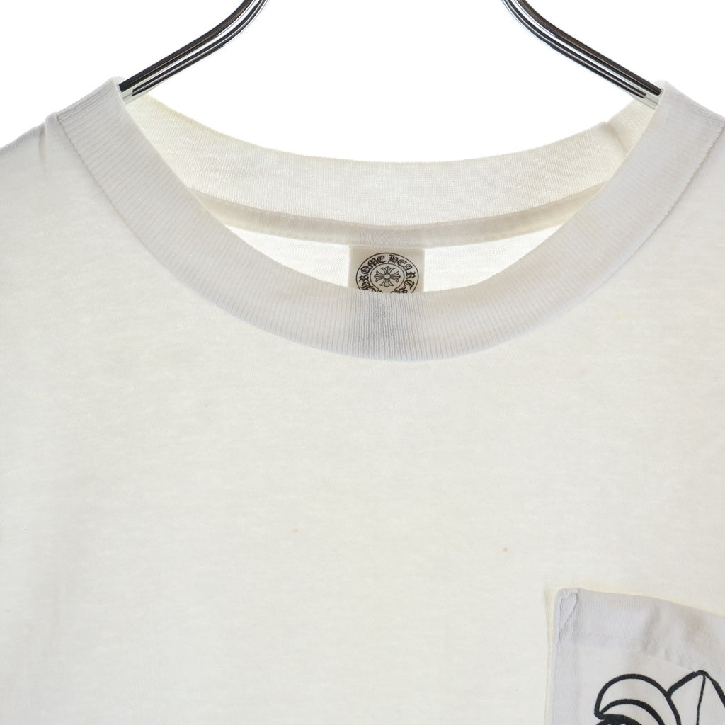 CHROME HEARTS(クロムハーツ) OLD T BAR FLUER S/S TEE オールド Tバー BSフレアプリント半袖Tシャツ ホワイト