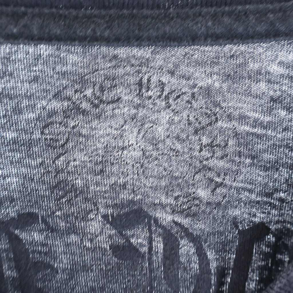 CHROME HEARTS(クロムハーツ) BACK CH LOGO L/S TEE バックアーチロゴプリント長袖Tシャツ カットソー ブラック