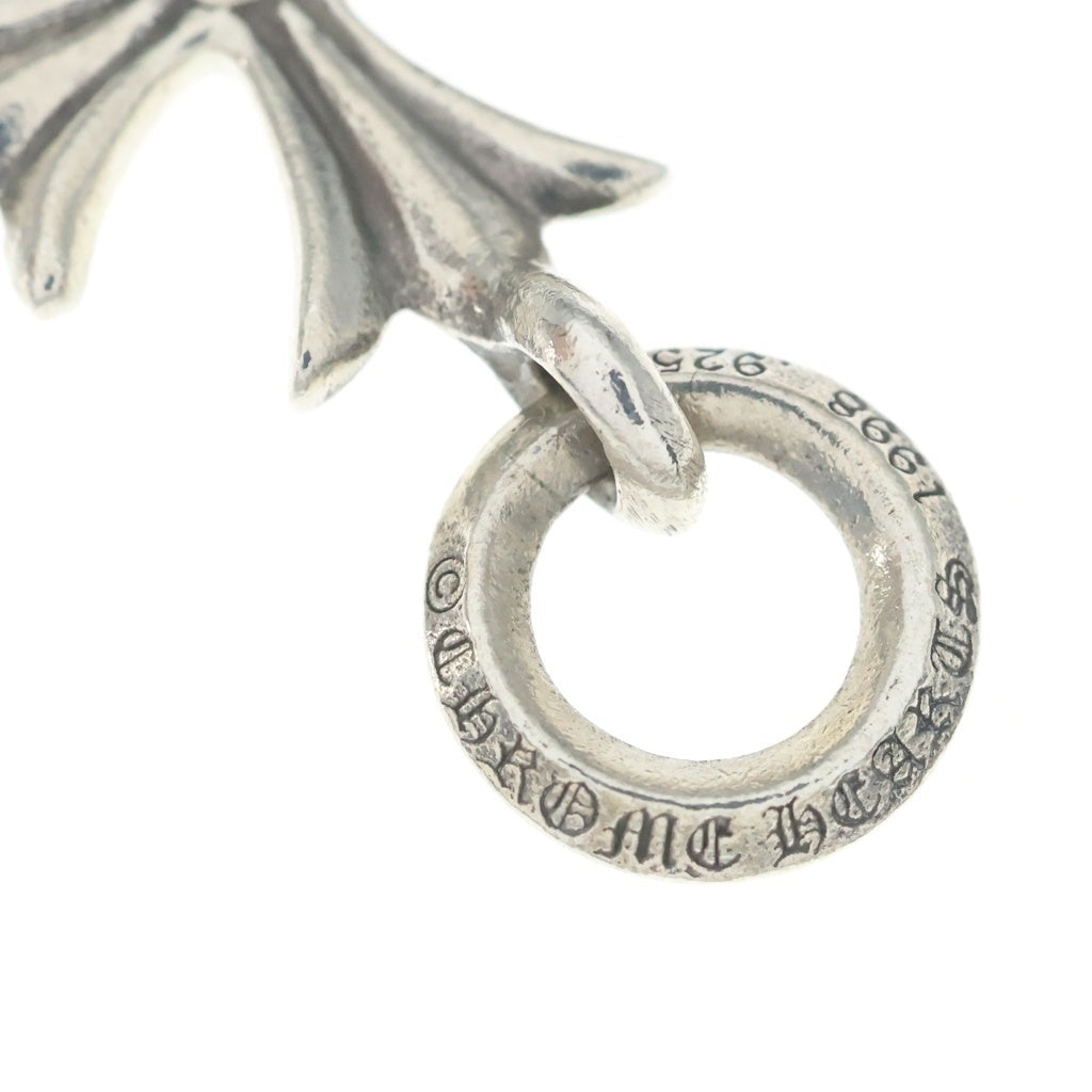 CHROME HEARTS(クロムハーツ) TINY CH CROSS タイニーCHクロス チャーム ネックレストップ シルバー BCA382